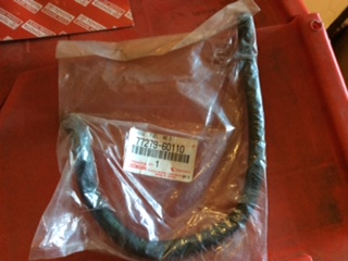 Toyota Landcruiser Genuine fuel tank tube No 2 return line new part