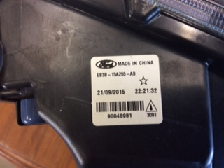 Ford Ranger WildTrak / Everest Genuine Fog Light Pair New Part - No Box