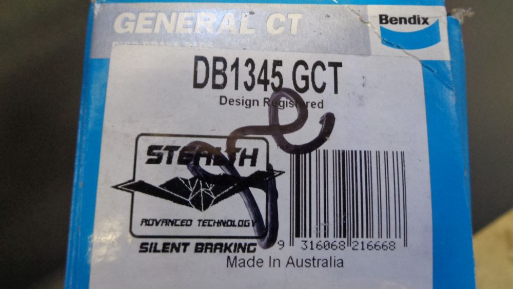 Bendix Front Brake Pad Set Suits Toyota Tarago-Camry New Part