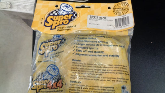SuperPro Front Spring Rear Bush Kit Suitable For Various Holden Models New Part