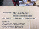 Nissan Navara D23 NP300 Genuine Polished sports bar new in box