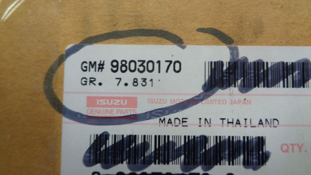 Holden RA Rodeo Genuine Rear Reo Bar New Part