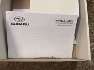 Subaru XV/Hatch Genuine Rear parking Assist New Part