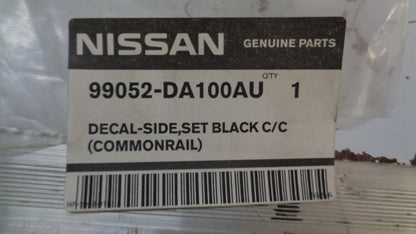 Nissan Patrol GU Y61 Genuine Common Rail Decal Pair) New Part