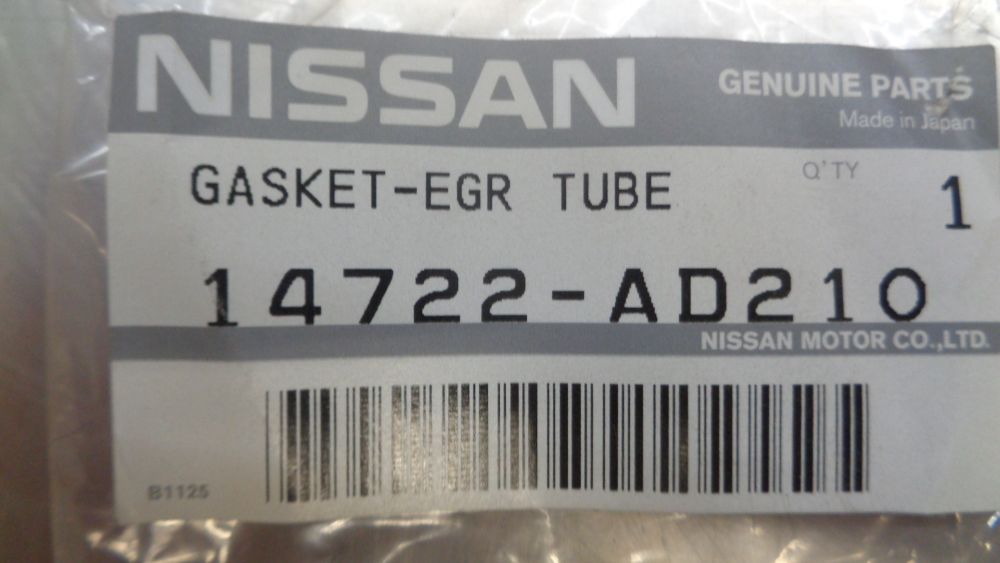 Nissan Patrol Genuine EGR Tube Gasket New Part