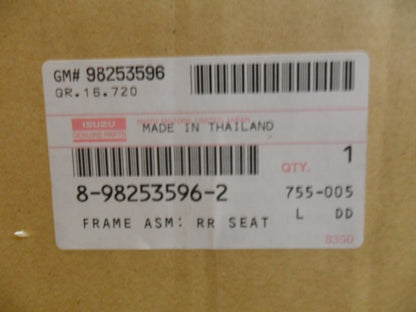 Isuzu MU-X Genuine Rear LH 3rd Row Back Seat Frame Assy New Part