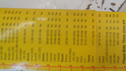 Tridon Wiper Blade 380mm 15 inch suits Various Models New Part.