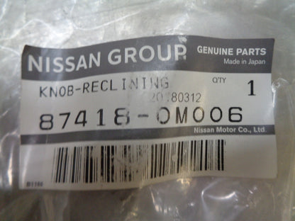 Nissan 200SX Genuine LH Front Seat Reclining Knob New Part