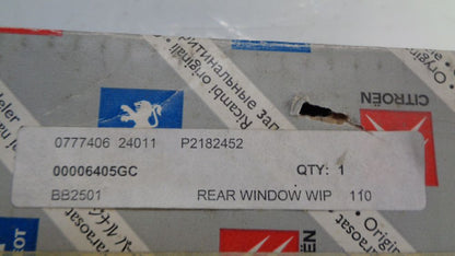 Citroen/Peugeot Combi Van Genuine Rear Wiper Motor New Part