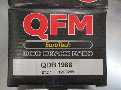 QFM Eurotech Rear Brake Pad Set Suits Mercedes-Benz Vito-Peugeot 406 New Part