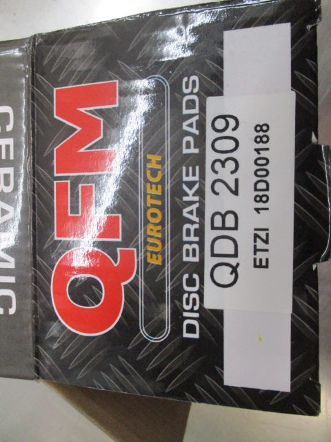 QFM Rear Brake Pad Set Suits Honda Civic New Part