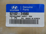 Hyundai Excel  Genuine RH Headlight New Part