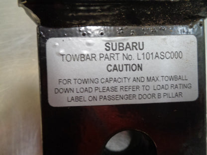 Subaru Forester Genuine Tow Bar Tongue New Part