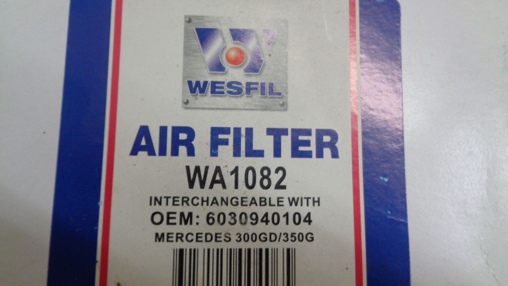 Mercedes-Benz 300D Genuine Wesfil Ait Filter New Part