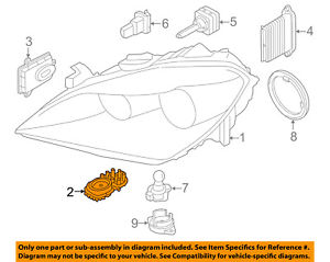 BMW 3 4 6 Series Genuine LED Headlight Control New Part