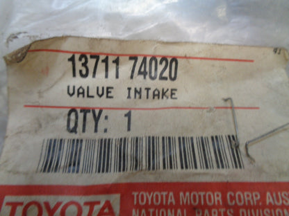 Toyota Celica Genuine Intake Valve New Part