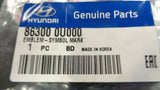 Hyundai Accent Sedan Genuine Boot Lid Chrome Emblem New Part