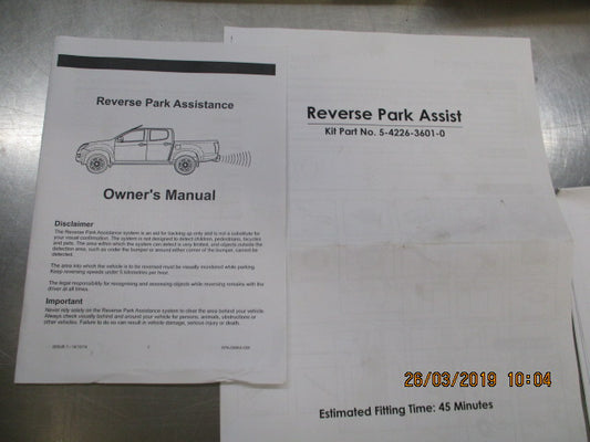 Isuzu D-Max 4 Head Rear Park Assist Kit Suits Crew Cab New Part