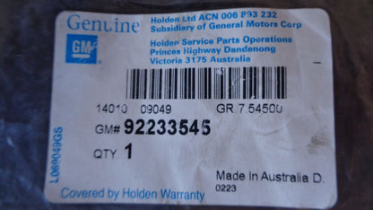 Holden Commodore VE Genuine Rear Spring Upper Insulator New Part