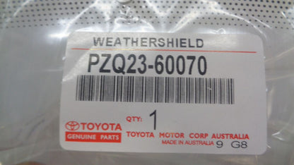 Toyota Landcruiser 200 Series Genuine Drivers Weathershield New Part
