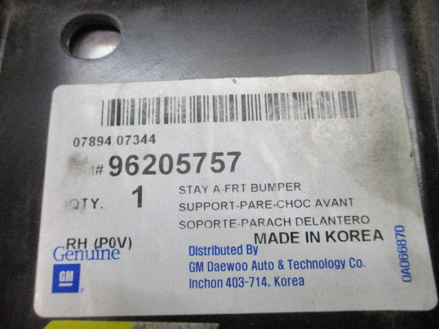 Deawoo Leganza Genuine Right Hand front Bumper Stay New Part