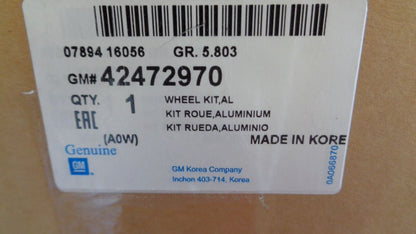 Holden Barina Spark Genuine Set of 5 Alloy Wheels 15x6 New Part