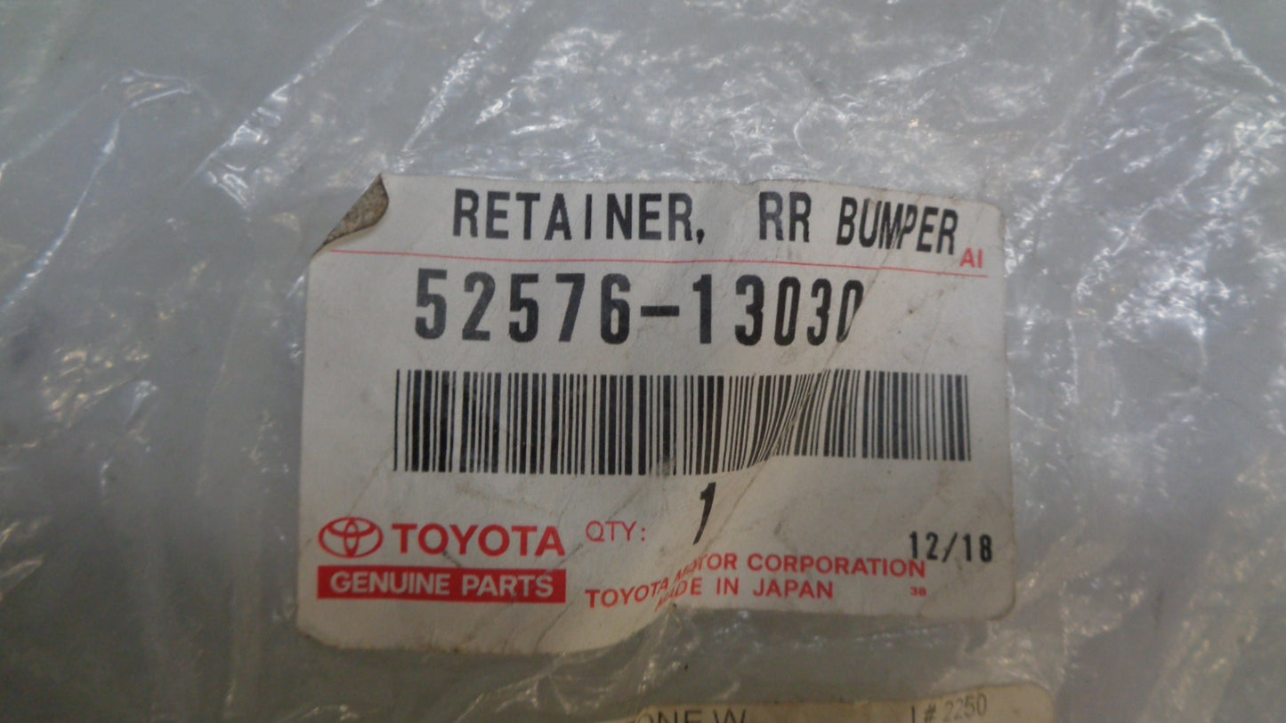 TOYOTA COROLLA GENUINE LEFT (PASSENGER) REAR BUMPER BAR SLIDE NEW PART
