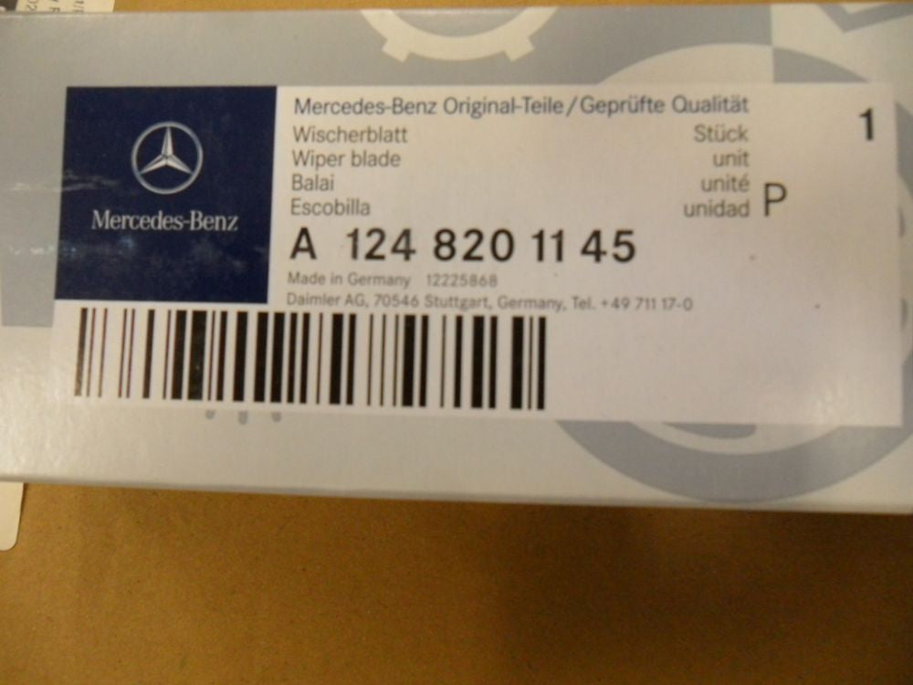 Mercedes Benz Genuine Wiper Blade New Parts