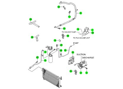 SSangyong Musso Sport Genuine A/C Water Inlet Hose New Part