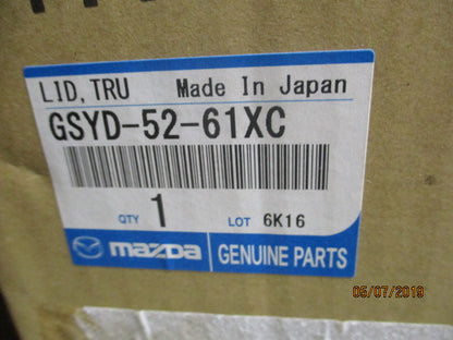 Mazda 6 GH Genuine Boot Lid Assy New Part