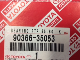 Toyota Landcruiser  HZJ 60-75-79 genuine rear output shaft bearing new part