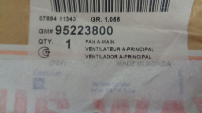 Holden Epica Genuine Main Engine Fan New Part