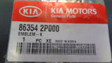 Kia Sorento Genuine Front Grille K Emblem New Part