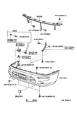 TOYOTA COROLLA GENUINE LEFT (PASSENGER) FRONT BUMPER BAR SUPPORT NEW PART