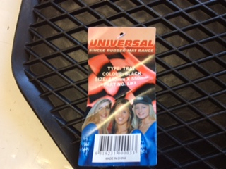 Uinversal Non Slip Heavy Duty Rubber Mat 44x55 New Part