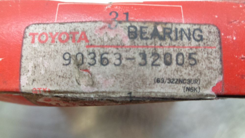 Toyota Corolla/Celica/Hilux Genuine Front Input Shaft Bearing New Part
