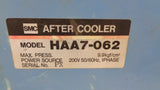 SMC USED after cooler PX model HAA7-062 used