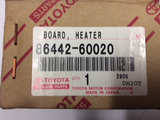 Toyota Prado 150 series genuine rear heater & A/C control auto New Part