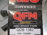 QFM Eurotech Ceramic Rear Brake Pad Set Suits Volvo S40-V40-Mitsubishi Colt New Part