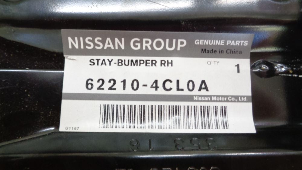 Nissan T32 X Trail Genuine Right Hand Front Bumper Stay New Part