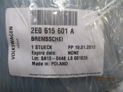 Mercedes-Benz Sprinter--VW Genuine Rear Rotor New Part