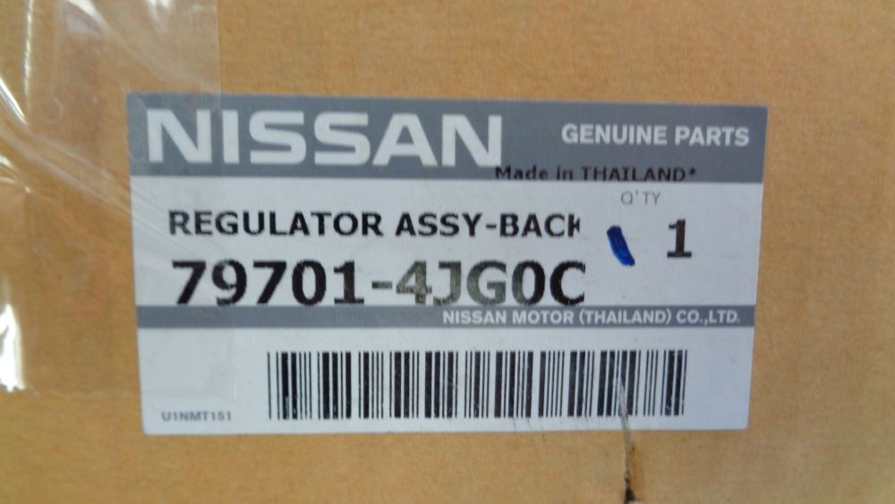 Nissan Navara NP300 Genuine Rear Cabin Glass Window Regulator New Part