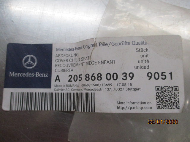 Mercedes-Benz C-Class Genuine Child Seat Security Cover New Part