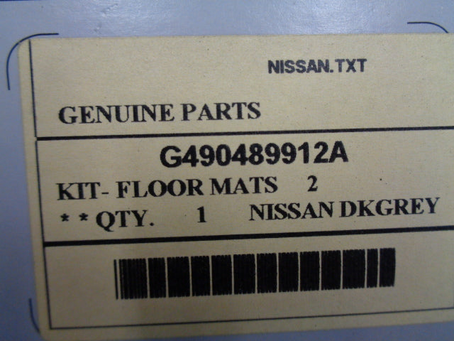 Nissan Navara D22 Genuine Rear Floor Mats New Part