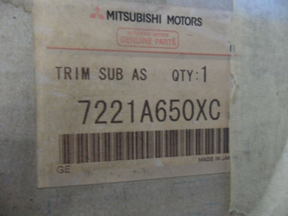Mitsubishi Outlander Genuine Right Hand Front Door Trim New Part