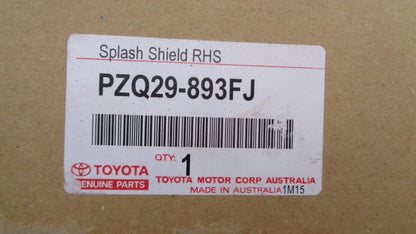 Toyota FJ Cruiser Genuine right hand front Splash shield Kit New Part