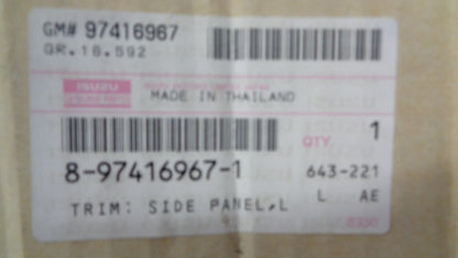 Isuzu D-Max Genuine Left Hand Side Panel New Part