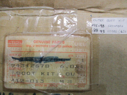 Holden Rodeo / Frontera Genuine Outer Boot Kit New Part