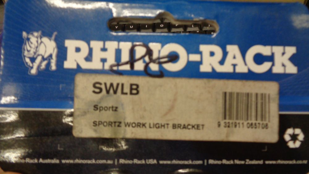 Rhino Rack Sportz/Vortex Work Light Bracket New Part
