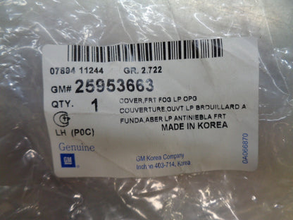 Holden Astra Genuine Left Hand Fog Light Bezel New Part